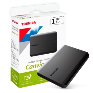 Disco Duro Externo Toshina Canvio Basics, 1TB HDTB410XK3AA