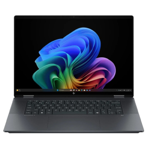Laptop 2 en 1 HP OmniBook X Flip, Intel Ultra7 256V, Memoria RAM 16GB, Disco Solido 1TB SSD, Pantalla 16 WUXGA Tactil, Win11, Teclado Retroiluminado, 16-AS0023