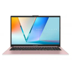 Laptop ASUS Vivobook Go 15, Intel N150, Memoria RAM 4GB DDR4, Disco Solido 128GB SSD, Pantalla 15.6 Full HD 1920x1080, Win11 Pro, Rose Pink, E1504TA-PS04-P