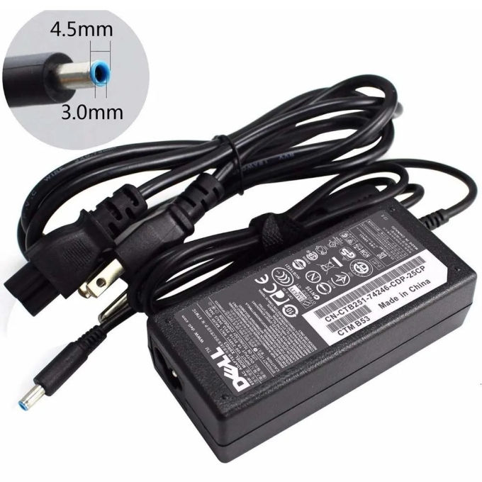 Cargador para Laptop DELL 65W 19.5V 3.34A (4.5*3.0mm) - Generico / DELL