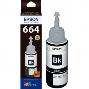 BOTELLA DE TINTA EPSON T664120 NEGRO - 70ML - IMPRESORA L575 - L310 - L455