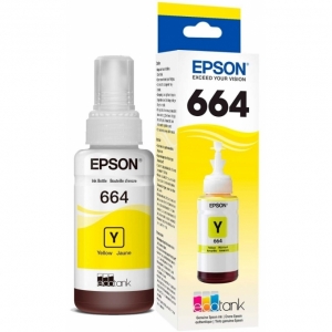 BOTELLA DE TINTA EPSON T664420 YELLOW - 70ML - IMPRESORA L575 - L310 - L455