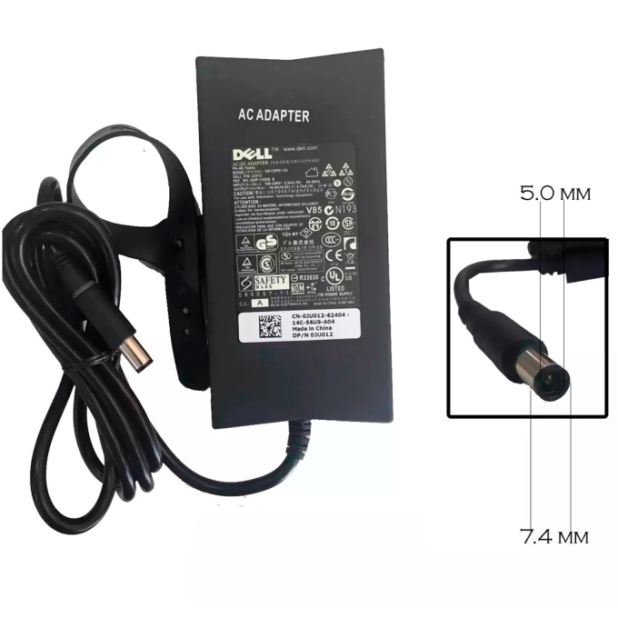 Cargador para Laptop DELL 19.5V - 6.7A 130W - Tipo Original / DELL