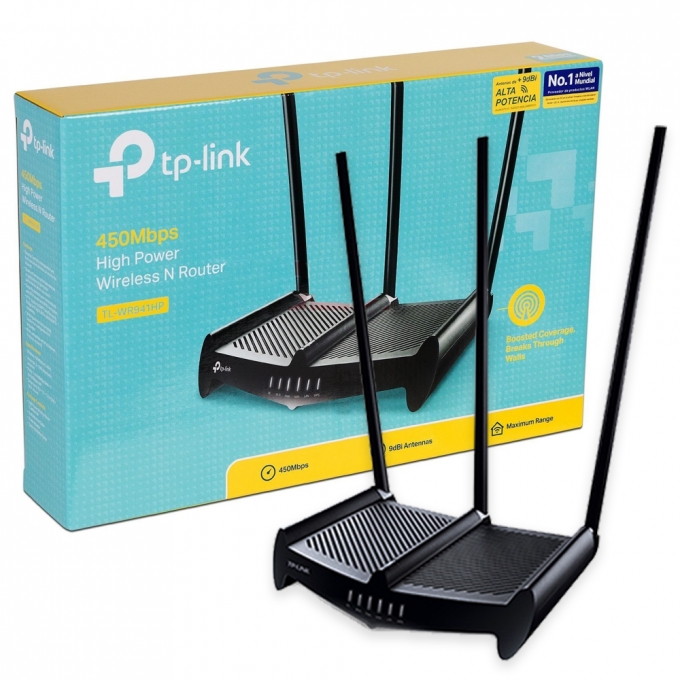 ROUTER DE ALTA POTENCIA INALAMBRICO TP-LINK - TL-WR941HP - 450 MBPS WiFi / TP-LINK