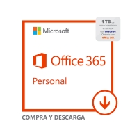 LICENCIA MICROSOFT OFFICE 365 PERSONAL - SUSCRIPCION - ANUAL - 1PC / MICROSOFT