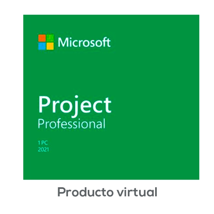 LICENCIA DIGITAL MICROSOFT PROJECT 2021 PROFESIONAL - PERMANENTE - 1 PC  -  H30-05939 (ESD) / MICROSOFT