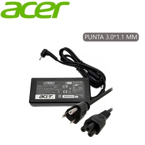 Cargador para Laptop ACER 45W 19V 2.37A (3.0*1.1mm) PUNTA FINA - Generico / Generico