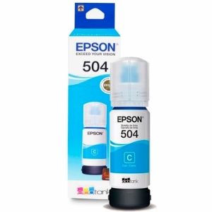 BOTELLA DE TINTA EPSON T504220 CYAN- IMPRESORA L6171 - L4150 - L4160 -L14150