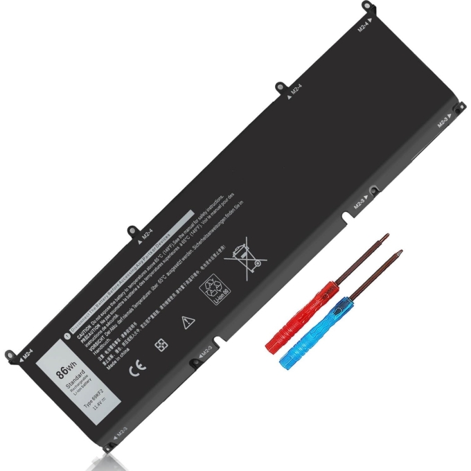 Bateria para Laptop DELL 86Wh 69KF2 - G7 15 7500 G15 5510 5511 5520 5515 5521 Alienware M15 R3 R4 R5 R6 R7 M17 R3 R4 XPS 15 9500 9 200.8 in 520 Precision 5550 5560 5570 8FCTC M59JH P91F P87F P100F - Compatible - repuesto / GENERICO