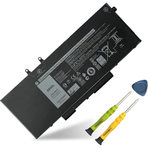Bateria para Laptop DELL 68Wh 3HWPP - Latitude 5410 5510 5501 5401 5411 5511 Precision 3541 3551, Inspiron 7706 2 en 1, Inspiron 17 7500 7506 2 en 1, negro 03HWPP 1 0X1J NL 2NLL 1VY7F 451-BCMN - interna - Repuesto