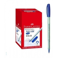CAJA LAPICERO X30 UNIDADES - FABER CASTELL AZUL 032 / FABER CASTELL