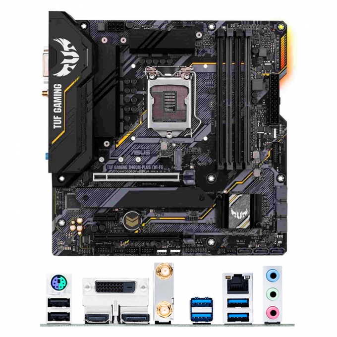 MOTHERBOARD ASUS TUF GAMING B460M-PLUS - WIFI/BLUETOOHT - LGA 1200 / ASUS