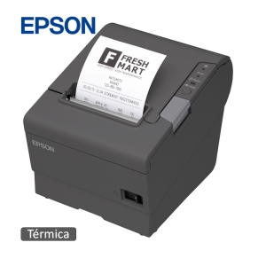 Impresora Ticketera Termica Epson TM-T88V, Monocromatica, 300 mm/s, USB, Ethernet 10/100