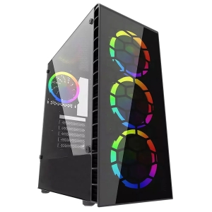 CASE HALION STINGRAY - STINGRAY C3903 - Sin FUENTE - 2 PANEL VIDRIO - 4 LED RGB