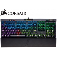Teclado CORSAIR K70 RGB MK2 Rapidfire Cherry MX Speed, Mecanico, Cableado, retroiluminado, Gamer, Negro GAMER CH-9109014-SP / CORSAIR
