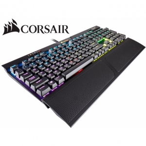 Teclado CORSAIR K70 RGB MK2 Rapidfire Cherry MX Speed, Mecanico, Cableado, retroiluminado, Gamer, Negro GAMER CH-9109014-SP