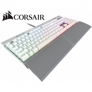 Teclado CORSAIR K70 RGB MK2 SE CHERRY MX Speed, Mecanico, Cableado, retroiluminado, Gamer, Gris, CH-9109114-NA