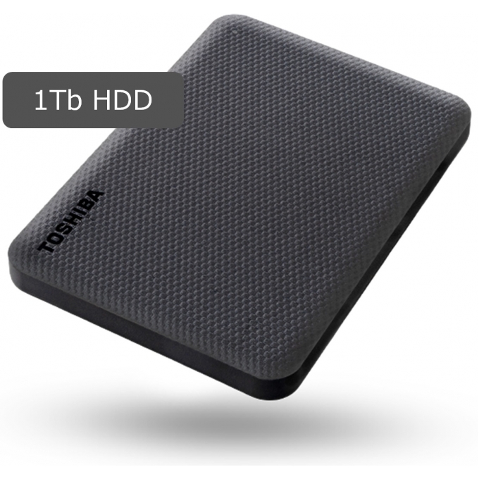 Disco Duro Externo TOSHIBA Storage Canvio Advance Black, 1TB, V10 HDTCA10XK3AA / TOSHIBA