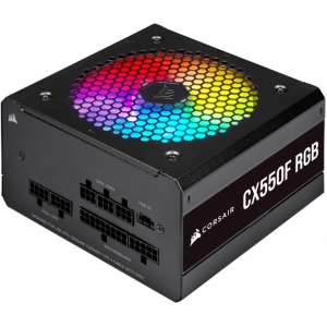 FUENTE DE PODER PSU CORSAIR CX550F RGB 80+ BZ / CORSAIR