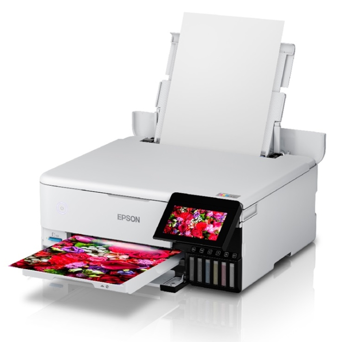 Impresora Epson L8160 Ecotank, Multifuncional, Sistema Tinta continua, Wifi, USB, Color, CD/DVD, 5760DPIx1440DPI C11CJ20303 / EPSON