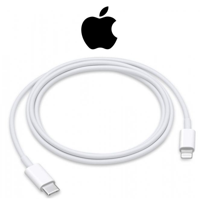 CABLE APPLE USB-C a LIGHTNING PARA IPHONE - 1 METRO - MQGJ2AM/A - A1703 / APPLE