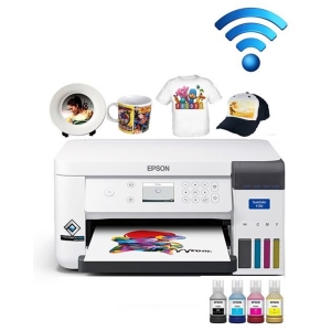 Impresora de Sublimacion EPSON SureColor F170, Inalambrica Wifi, USB 2.0, Blanco C11CJ80201