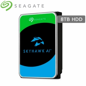 Disco duro Seagate Skyhawk AI Surveillance, 8TB, SATA 6Gbps, 256MB Cache, 3.5.