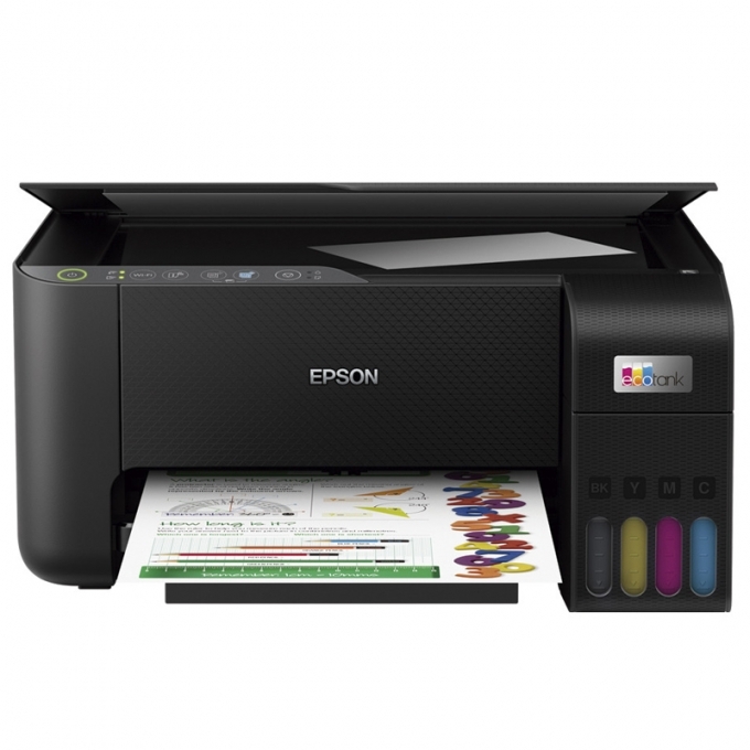 Impresora EPSON Ecotank L3210, Multifuncional, Sistema Tinta continua, USB, C11CJ68303 / EPSON
