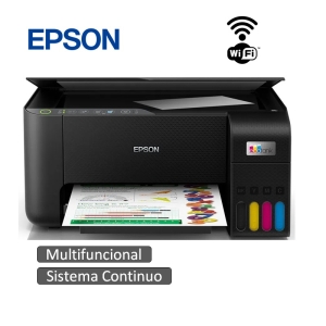 Impresora Epson Ecotank L3250, Multifuncional, Sistema Tinta continua, inalambrica WiFi, C11CJ67304