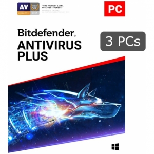 Licencia Antivirus Bitdefender Plus 3PC - 15 Meses - Caja