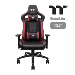 Silla Gamer para juegos U Fit, Color Negro / Rojo.