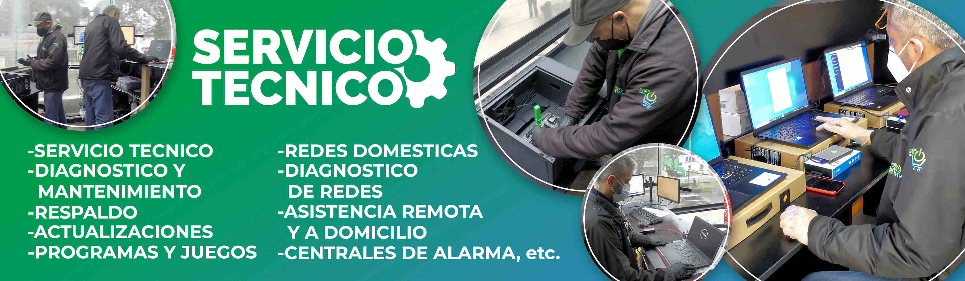 Servicio Tecnico de Computadoras, Laptops e Impresoras