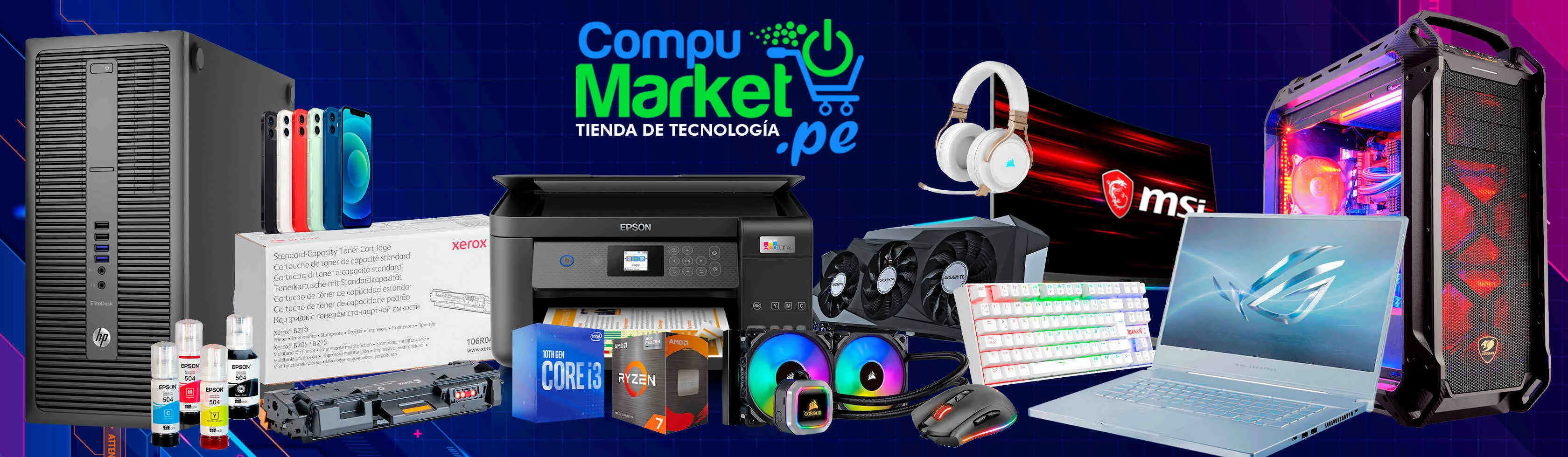 Laptops, Computadoras, Impresoras y Accesorios disponibles